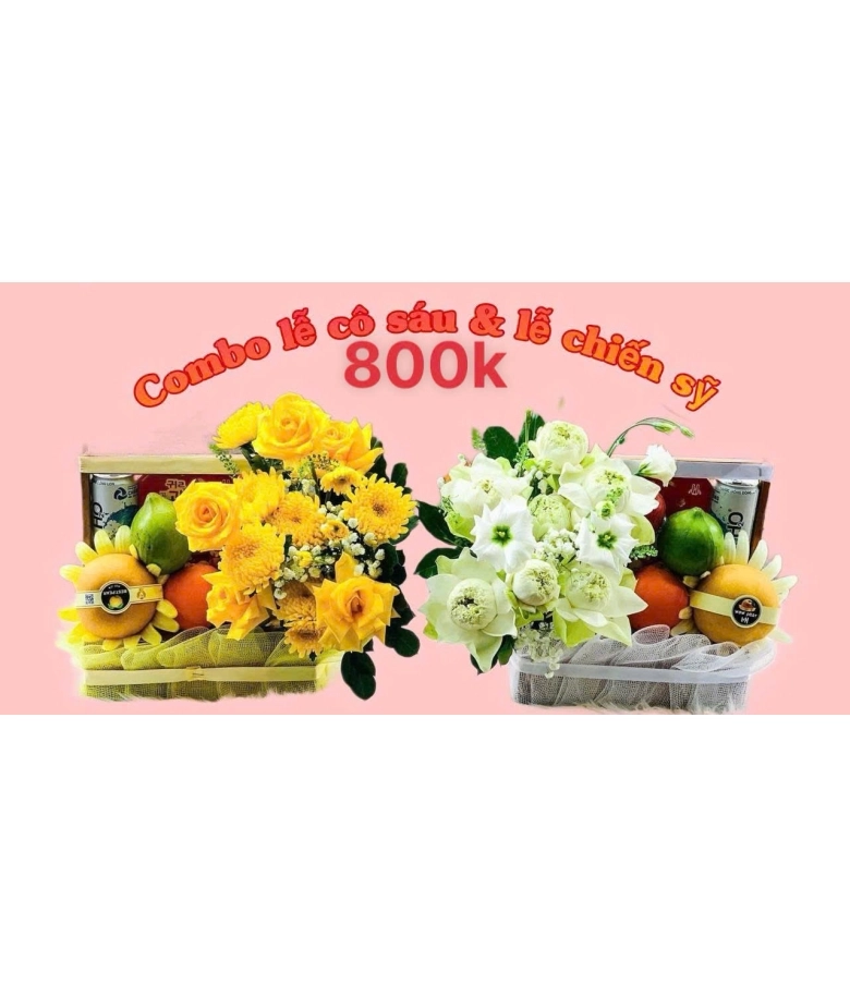 Combo 2 Mâm Cúng Lễ Côn Đảo Cô Sáu và Chiến Sĩ - Mẫu 02