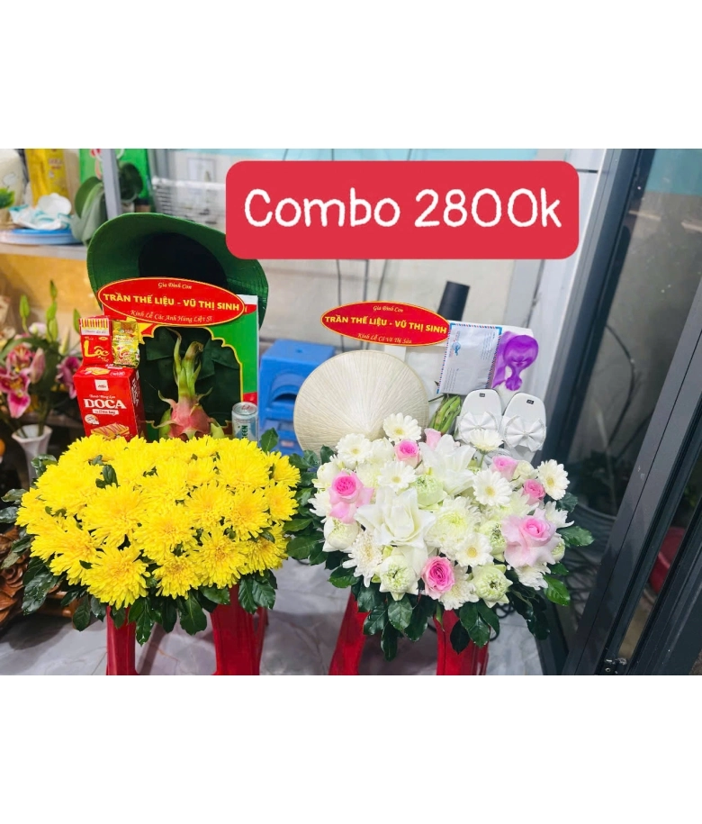 Combo 2 Mâm Lễ Cô Sáu và chiến sĩ Côn Đảo - Mẫu 25
